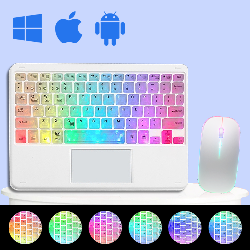 Tcl Tablet Accessories - Backlit Keyboard With Touchpad Type For