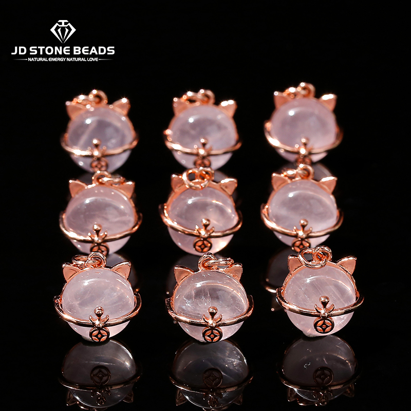 Tablet Computer Accessories - 1 Pc Natural Pink Quartz Inlaid