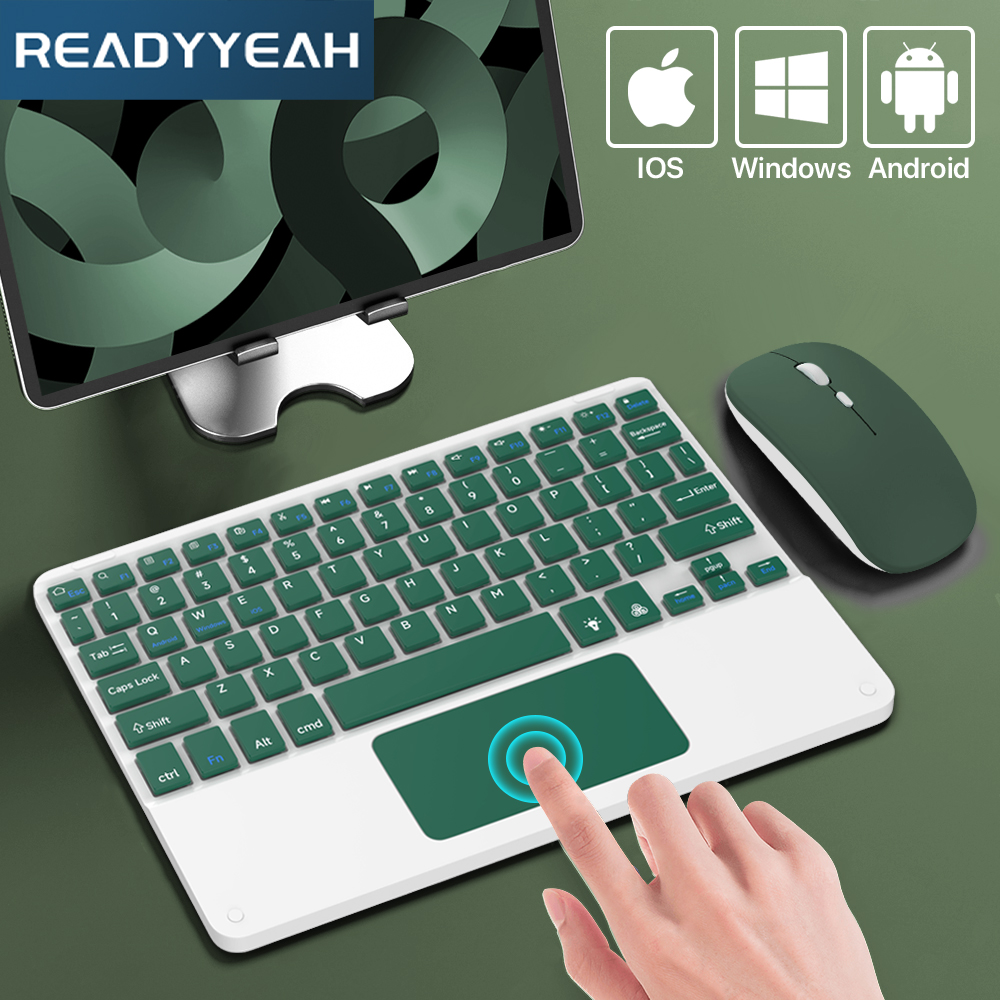 Tcl Tablet Accessories - Wireless Keyboard and Mouse With Touchpad
