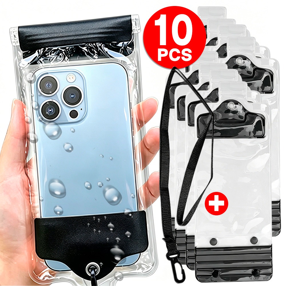 Tablet Computer Accessories - 1-10Pcs Universal IPX8 Waterproof Phone Bag