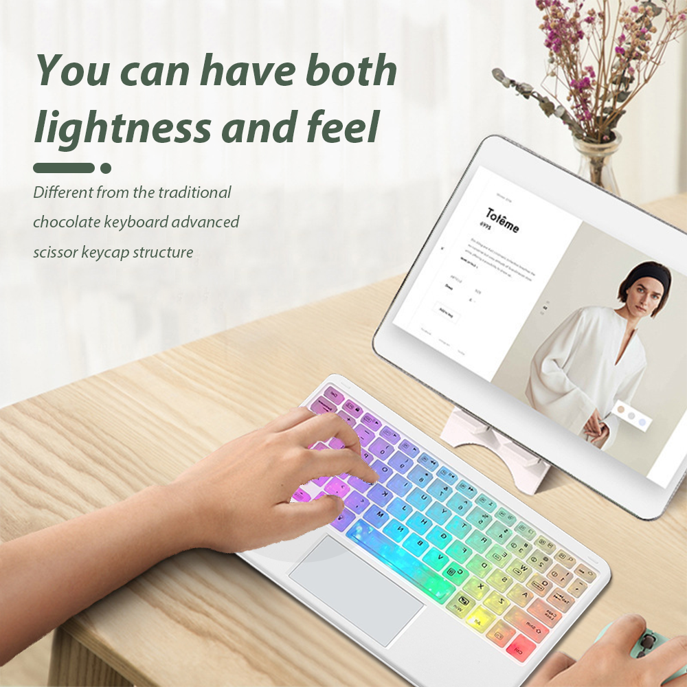 Backlit Keyboard With Touchpad - Tcl Tablet Accessories บทวิจารณ์และราคา