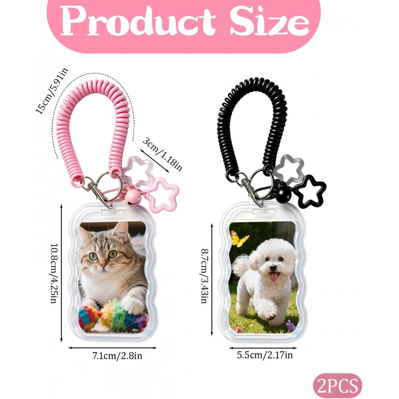 2 Pack Cute Photocard Holder K - Tablet Cute Accessories บทวิจารณ์และราคา