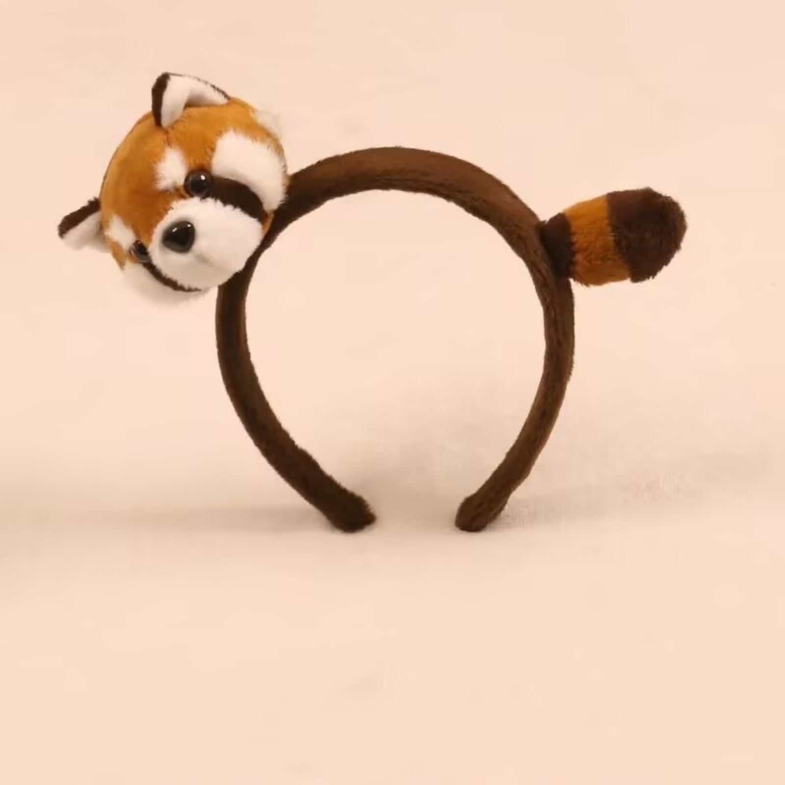 1 PC Cute Raccoon Plush Headba - Tablet Cute Accessories บทวิจารณ์และราคา