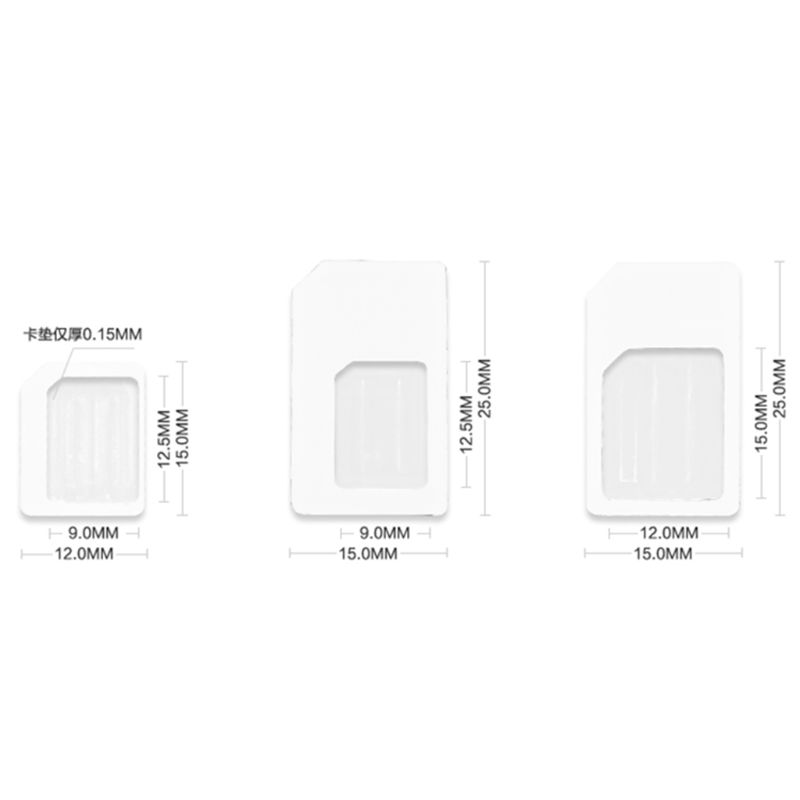 Nano SIM Card to Micro Adapter - Iphone Tablet Accessories บทวิจารณ์และราคา