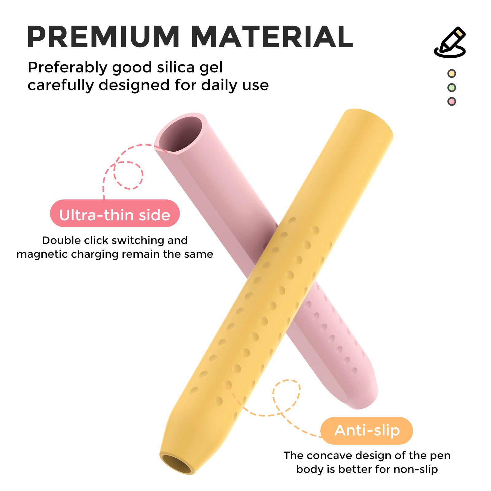 1PC Stylus Cover for Apple Pen - Iphone Tablet Accessories บทวิจารณ์และราคา