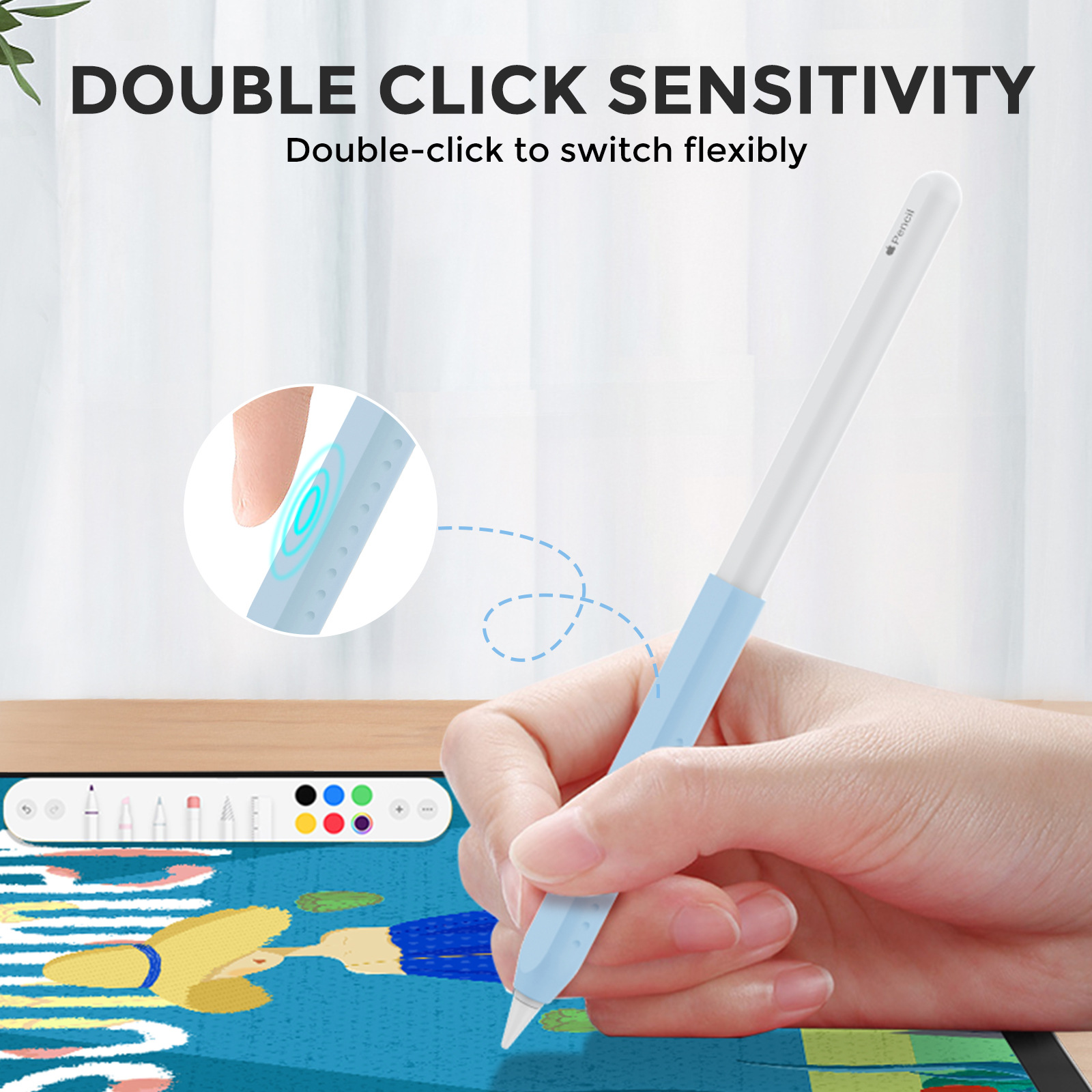 1PC Stylus Cover for Apple Pen - Iphone Tablet Accessories บทวิจารณ์และราคา