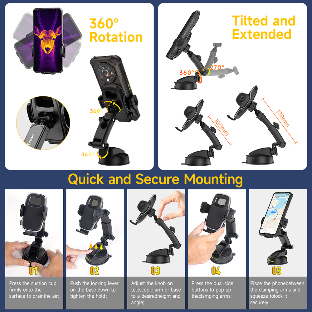 Ulefone Armor Mount Next-Gen V - Ulefone Tablet Accessories บทวิจารณ์และราคา