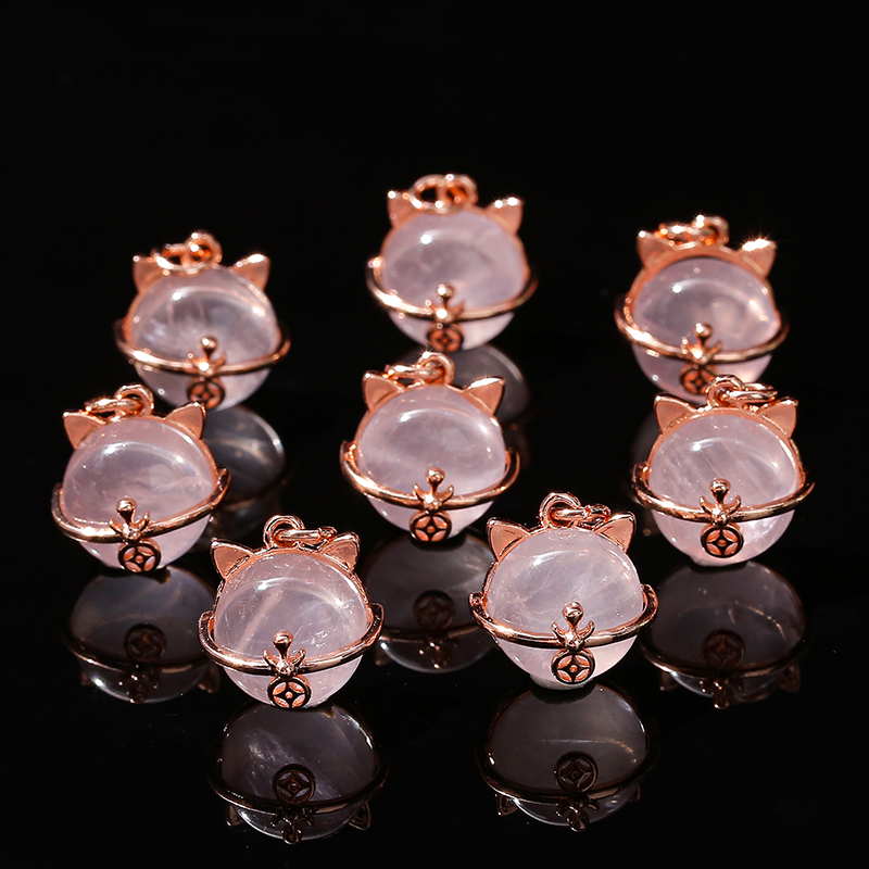 1 Pc Natural Pink Quartz Inlai - Tablet Computer Accessories บทวิจารณ์และราคา