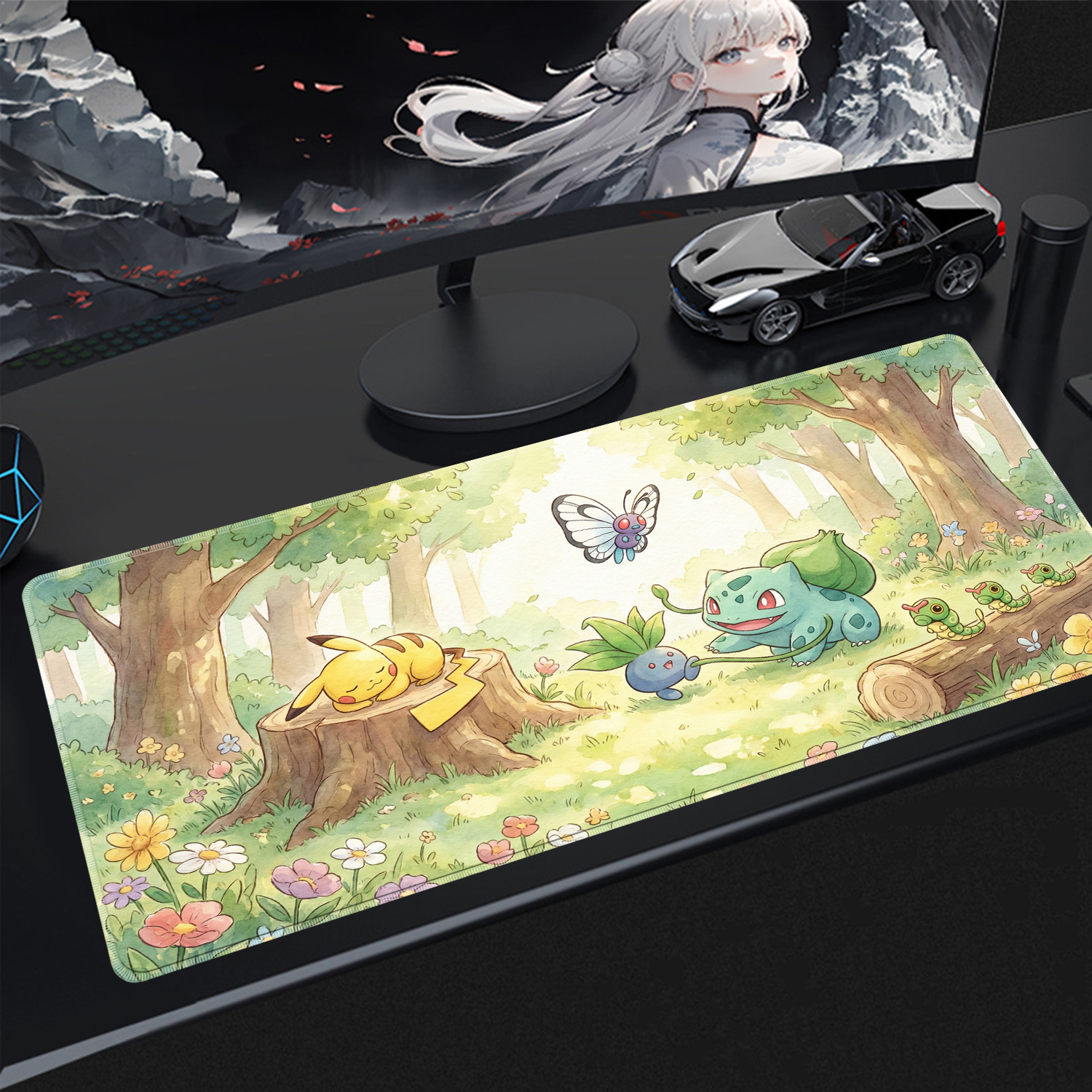 Kawaii Mouse Pad Gaming PC Acc - Tablet Cute Accessories บทวิจารณ์และราคา
