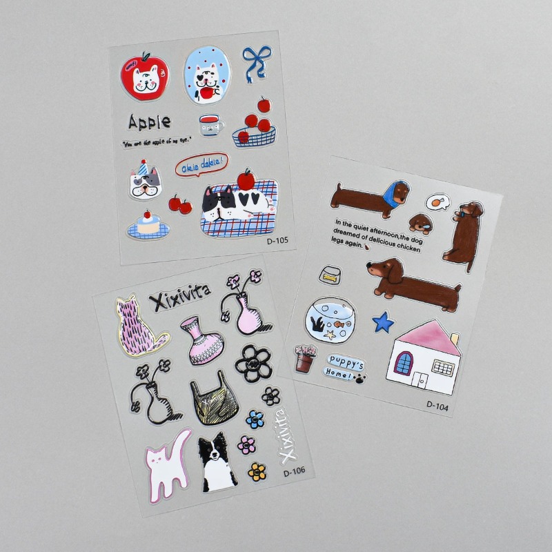 Cute Green Apple Cat Jelly Sti - Iphone Tablet Accessories บทวิจารณ์และราคา