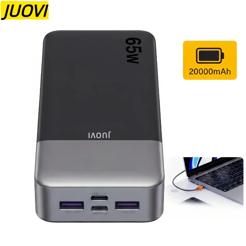 JUOVI 20000mAh Power Bank 65W  - Iphone Tablet Accessories บทวิจารณ์และราคา