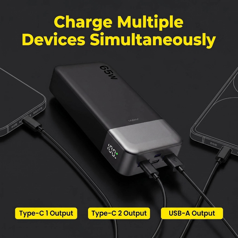 JUOVI 20000mAh Power Bank 65W  - Iphone Tablet Accessories บทวิจารณ์และราคา