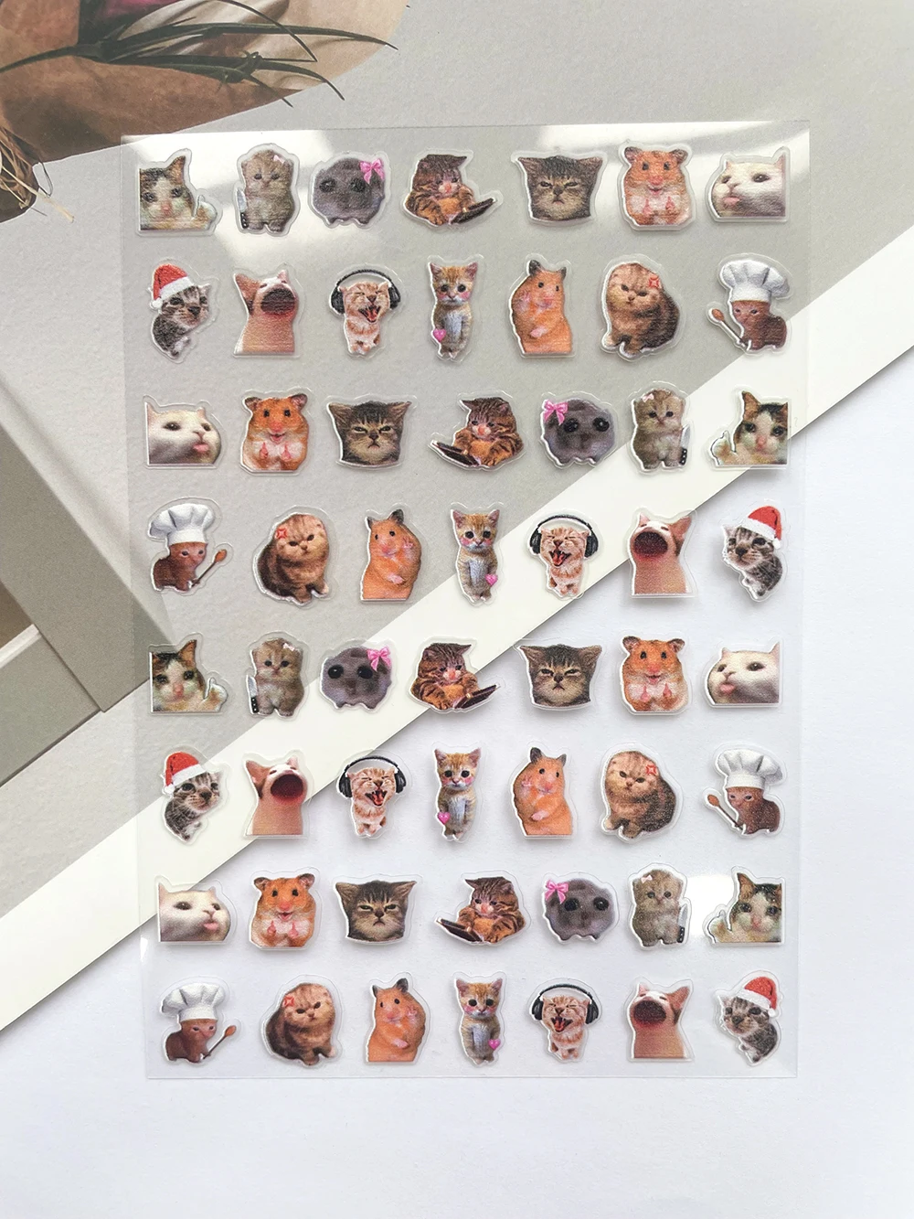 Mini Pvc Funny Cat Poster Good - Tablet Cute Accessories บทวิจารณ์และราคา