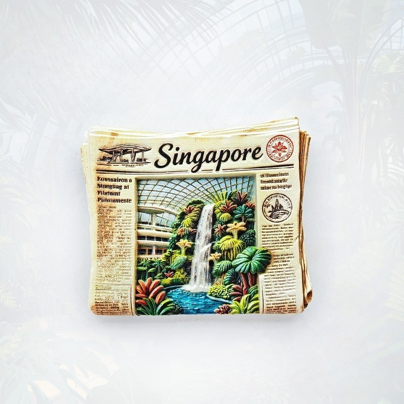 Singapore News Fridge Magnet - - Nook Tablet Accessories บทวิจารณ์และราคา