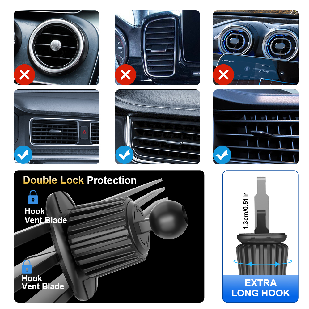 Universal Car Air Vent Tablet  - Iphone Tablet Accessories บทวิจารณ์และราคา
